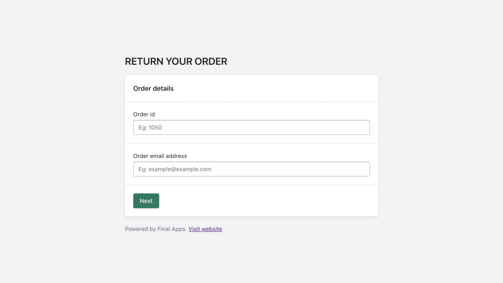 Returns Returns&Exchanges
